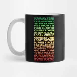 DC Neighborhoods Mug